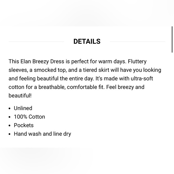 Elan Beeezy in Black Ruffle Smocked Tier Mini Dress sz MEDIUM - Picture 7 of 7